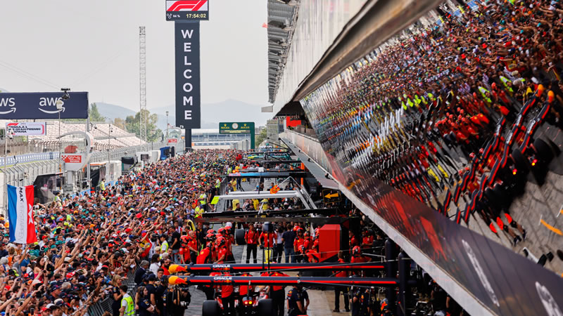 El Pit Walk del GP de España de F1 2024 también presenta nuevo formato