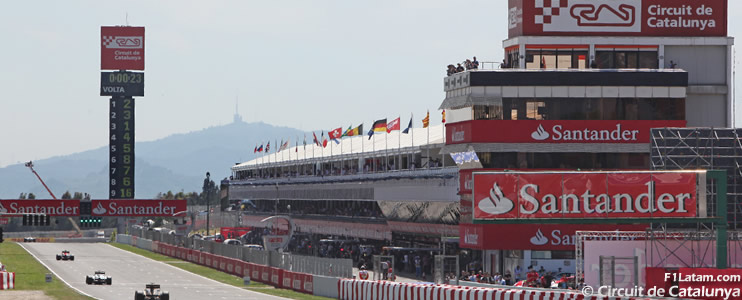 Todo está listo en el Circuit de Catalunya para el inicio de la Temporada Europea de la Fórmula 1 