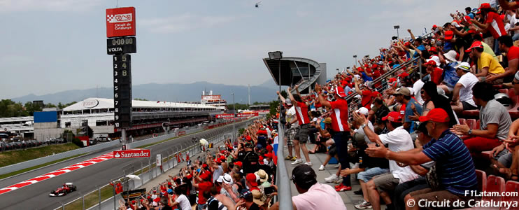El Circuit de Barcelona-Catalunya pone a la venta las entradas para los tests de pretemporada de F1