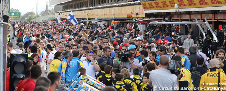 La F1 más próxima aterriza en el Circuit de Barcelona-Catalunya con una jornada dedicada a los aficionados