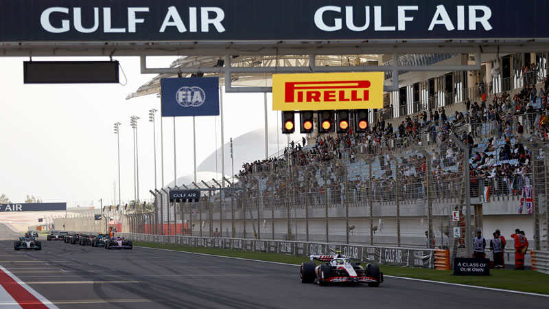 Grilla de partida del Gran Premio de Bahrein 2022 