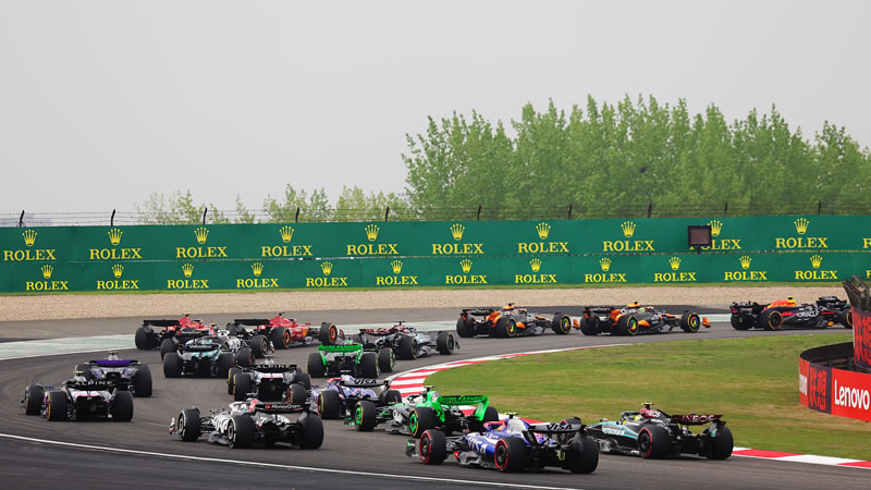 Grilla de partida de la Sprint del GP de China 2025 