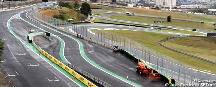 El Circuito de Interlagos presenta primera fase de cambios en el Gran Premio de Brasil 2014
