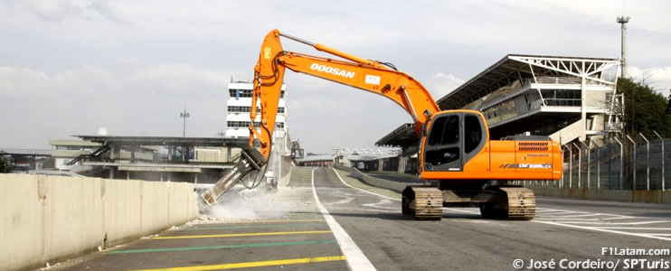 Iniciaron las obras de pavimentación e infraestructura en el Circuito de Interlagos
