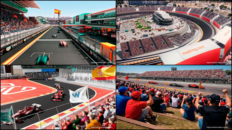 MADRING revela sus primeras imágenes oficiales: así será el nuevo circuito de GP de España de F1