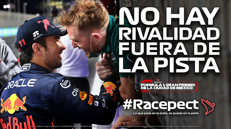 GP de México presenta la campaña ''Racepect'', en pro del respeto y la tolerancia en F1 