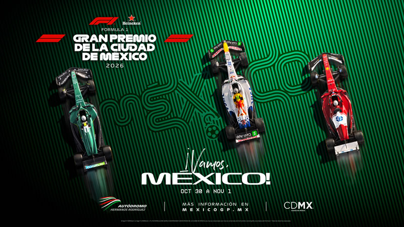 GP de México de F1 anuncia venta de boletos para 2026 con opción de compra hasta 2028