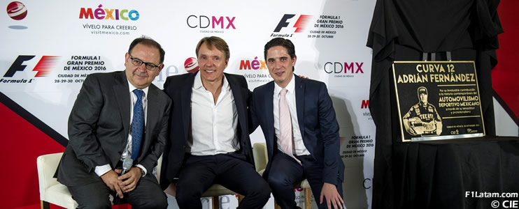 El Gran Premio de México de F1 2016 cuenta con un nuevo embajador oficial: Adrián Fernández
 
