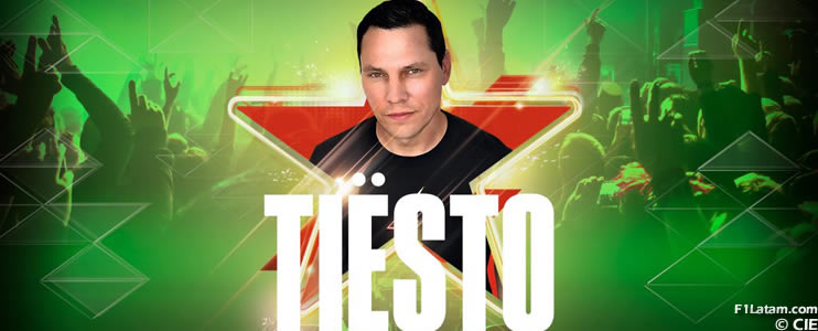 DJ Tiësto cerrará con broche de oro en el podio el GP de México de Fórmula 1 - 2019 