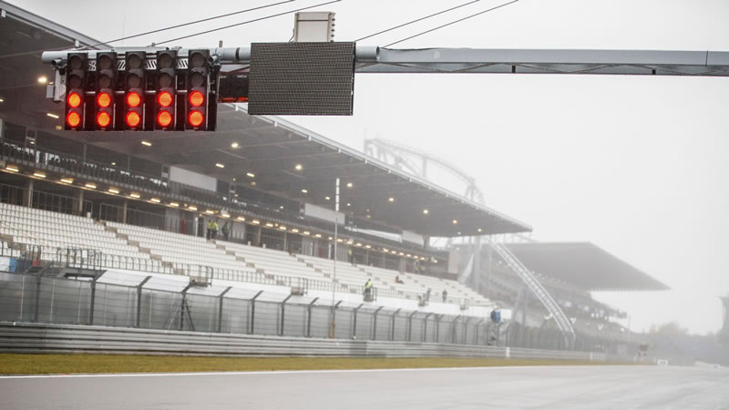 Se cancela la primera sesión de pruebas libres del GP de Eifel por pésimas condiciones climáticas