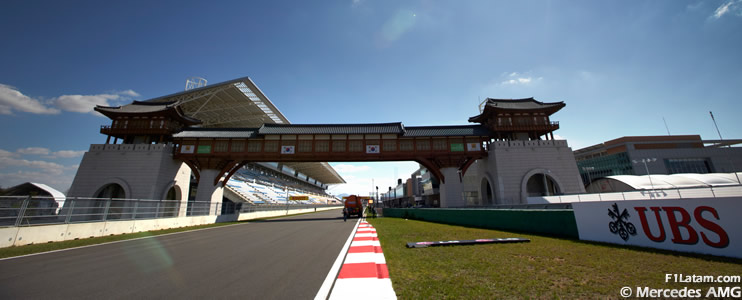 Observa el Gran Premio de Corea - EN VIVO! 