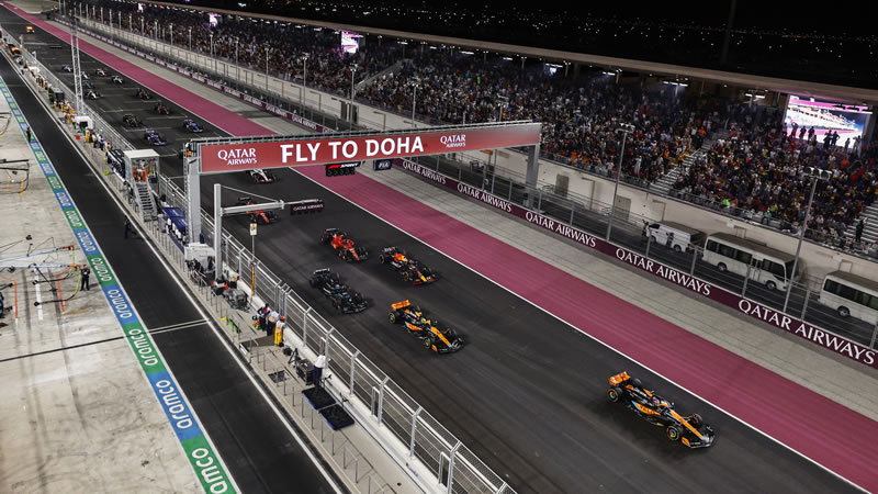 Grilla de partida del Gran Premio de Qatar 2023 