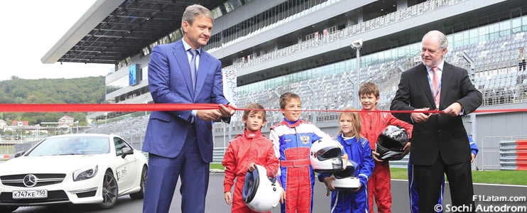 El Circuito de Sochi, sede del Gran Premio de Rusia, es inaugurado oficialmente
