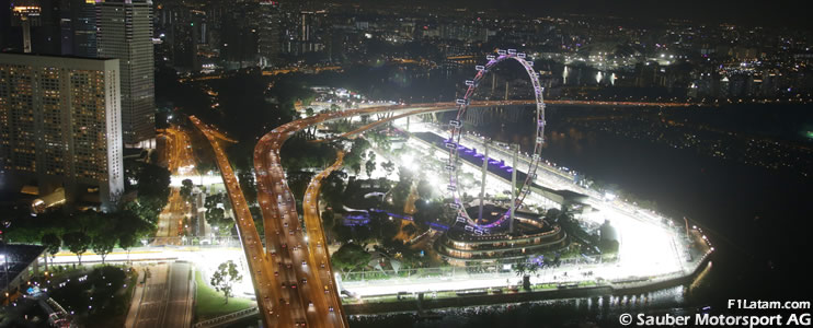 Pronóstico del clima para este fin de semana en el Marina Bay Circuit
