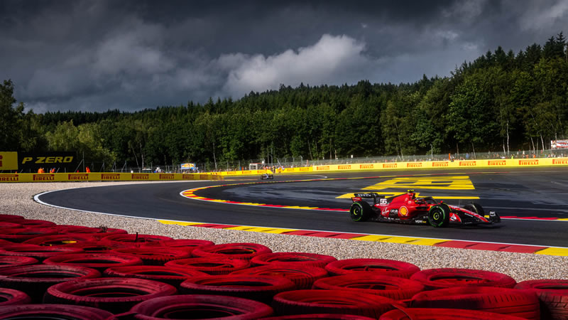Pronóstico del tiempo para la Sprint Shootout, Sprint y carrera en el Gran Premio de Bélgica 