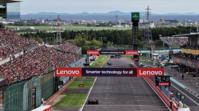 Grilla de partida del Gran Premio de Japón 2023 