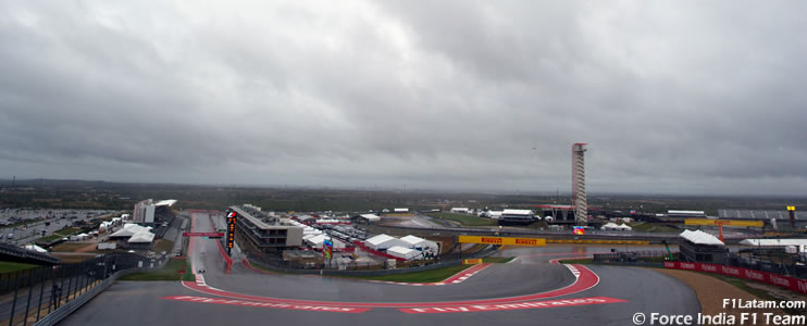 Se pospone para mañana la clasificación del GP de Estados Unidos por mal tiempo en Austin 