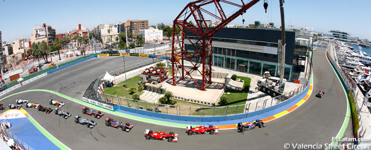 El Valencia Street Circuit concentra 14’5 horas de actividad deportiva en pista durante el GP de Europa