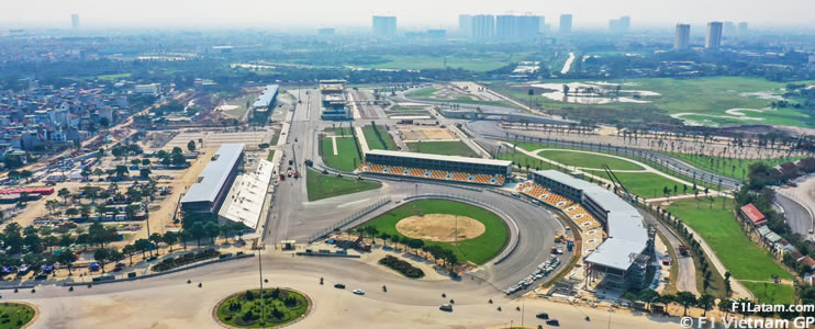Ya está listo el Hanoi Circuit, sede del nuevo Gran Premio de Vietnam de Fórmula 1
