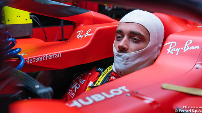 Penalización para Charles Leclerc en la grilla de partida del GP de Estiria