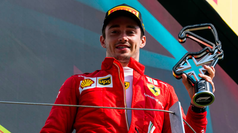 Charles Leclerc brilló en Silverstone y quedó a un paso de la victoria