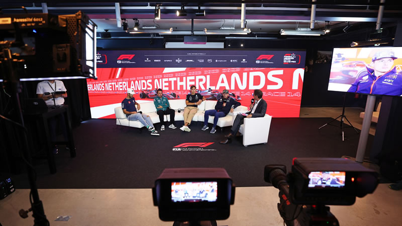 Pilotos y directivos convocados para las conferencias de prensa en el GP de Singapur 
