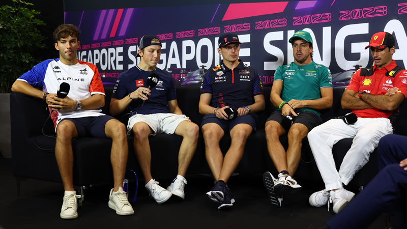 Pilotos y directivos convocados para las conferencias de prensa en el GP de Japón 