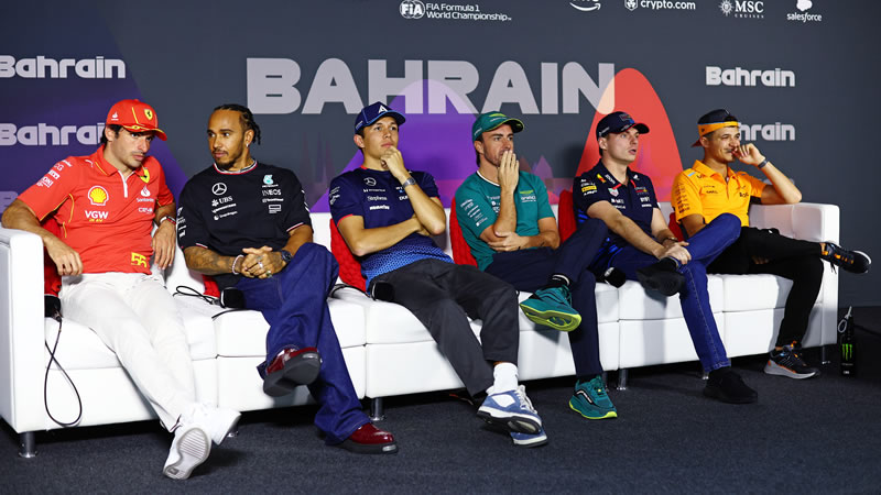 Pilotos y directivos convocados para las conferencias de prensa en el GP de Australia 