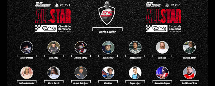 Gran Turismo All Star: confirmados todos los pilotos que van a competir junto a Carlos Sainz