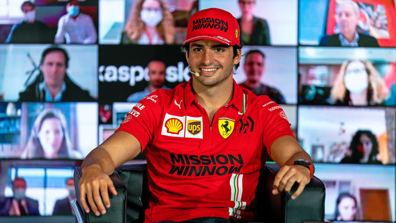 Sainz: ''Presionaremos al máximo para que la Scuderia Ferrari vaya hacia delante'' 