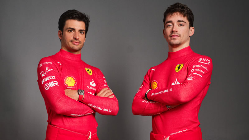 Leclerc y Sainz tienen como objetivo para 2023 ganar los dos campeonatos 