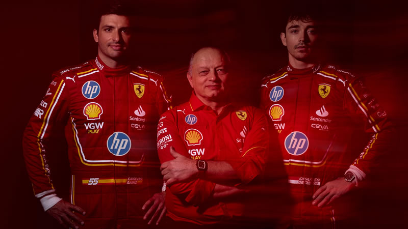 HP será patrocinador principal de Scuderia Ferrari y en el GP de Miami se vestirán de azul