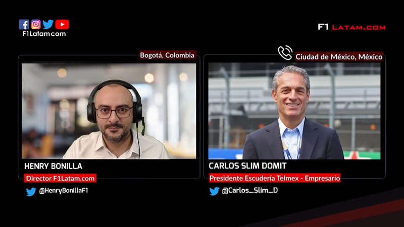VIDEO: Entrevista con Carlos Slim Domit tras anuncio de Sergio Checo Pérez como piloto Red Bull en F1 2021