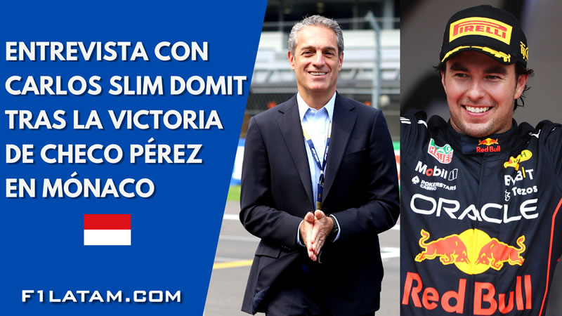 Entrevista con Carlos Slim Domit tras la victoria de Sergio 'Checo' Pérez en el GP Mónaco 