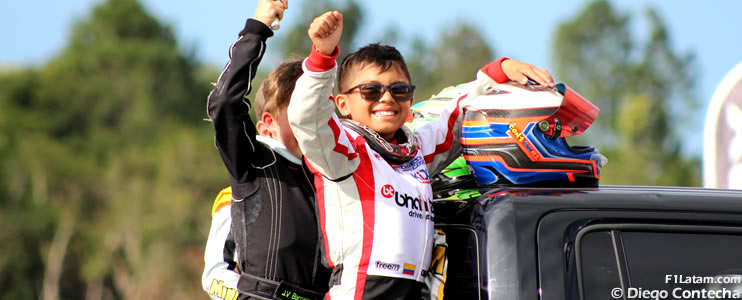 El colombiano Diego Contecha se consagra subcampeón en el Suramericano de Rotax Max 2015 