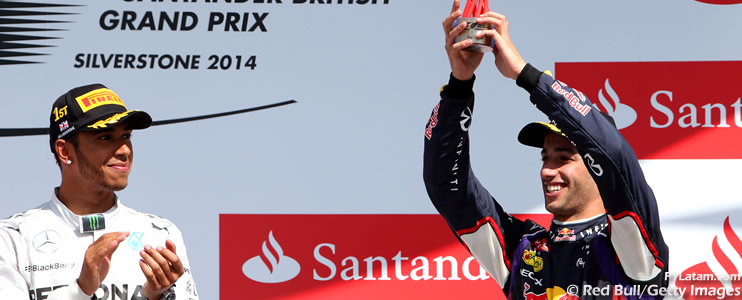 Podio para Ricciardo y quinto lugar para Vettel - Reporte Carrera - GP de Gran Bretaña - Red Bull
 