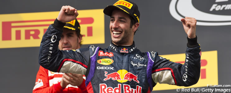 Segundo triunfo de Daniel Ricciardo en la Fórmula 1 - Reporte Carrera - GP de Hungría - Red Bull
 