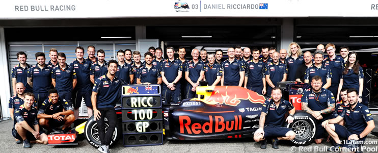 Daniel Ricciardo completa 100 GP's en Fórmula 1 este fin de semana en Hockenheim 
 