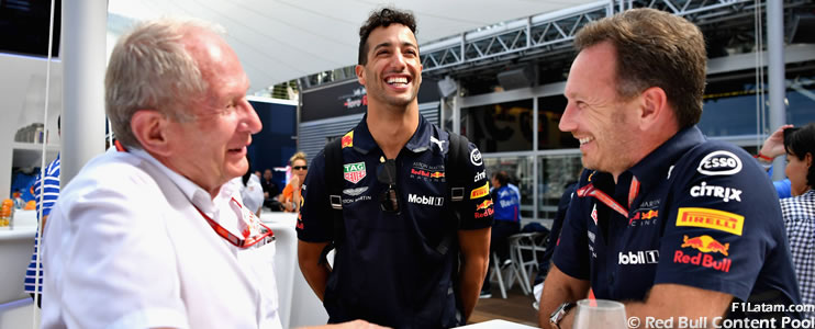 Red Bull busca definir su motor para 2019 antes de mirar el contrato de Ricciardo 