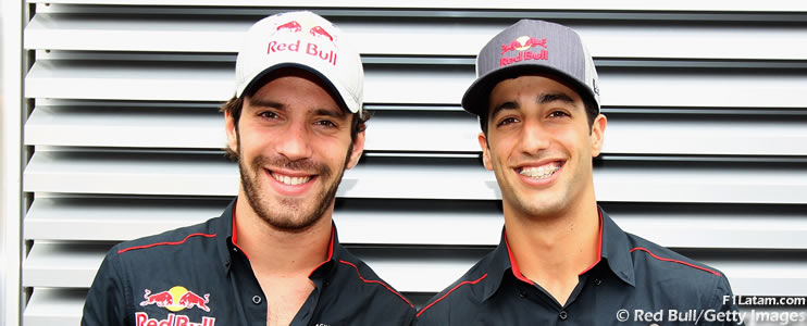 Toro Rosso continuará con Daniel Ricciardo y Jean-Eric Vergne en la próxima temporada 