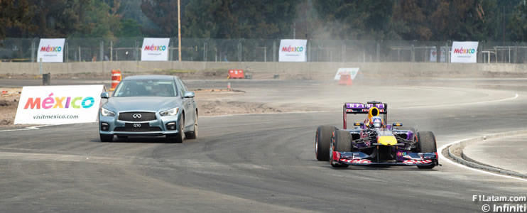 FOTOS: Ricciardo y Sainz giran por primera vez en el remodelado Autódromo Hermanos Rodríguez
