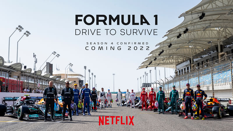 F1 confirma la temporada 4 de la serie documental Drive to Survive en Netflix