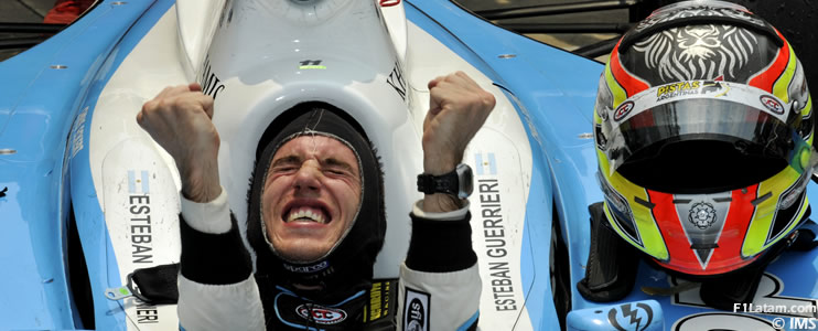 Triunfo del argentino Esteban Guerrieri en la Freedom 100 de la Indy Lights 