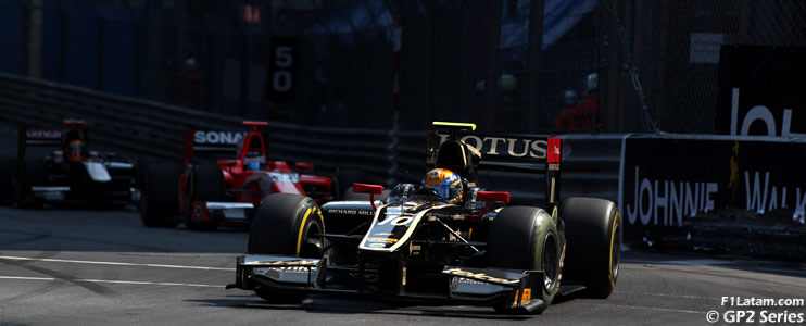 Notable remontada de Esteban Gutiérrez en la Sprint Race de la GP2 Series en Mónaco
 