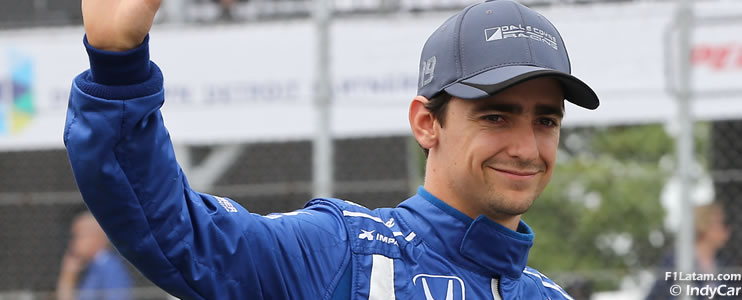 El mexicano Esteban Gutiérrez compitió por primera vez en IndyCar Series 