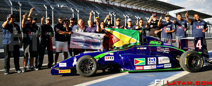 Calvin Ming logró el campeonato de la segunda temporada de la FIA Fórmula 4 NACAM 