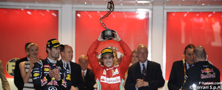 Podium para Alonso y sexta posición para Massa - Reporte Carrera - GP de Monaco - Ferrari 