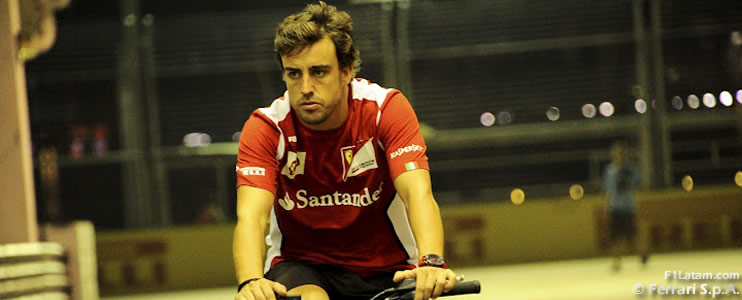 Los tips de Fernando Alonso y Felipe Massa para adaptarse al Gran Premio nocturno de Singapur 