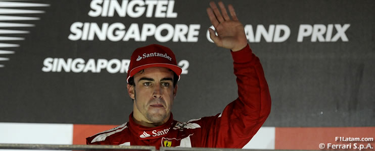 Alonso en el podium y Massa en los puntos - Reporte Carrera - GP de Singapur  - Ferrari 