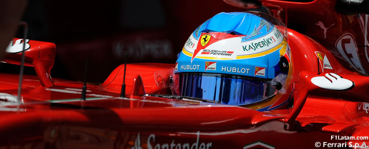 Fernando Alonso estuvo en Maranello trabajando arduamente en el simulador
 